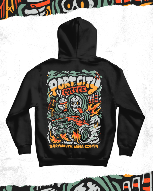 ZIPPERED HOODIE