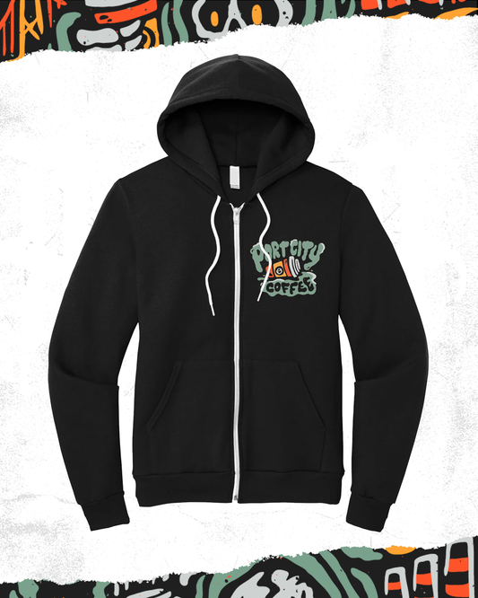 PRE ORDER ZIPPERED HOODIE