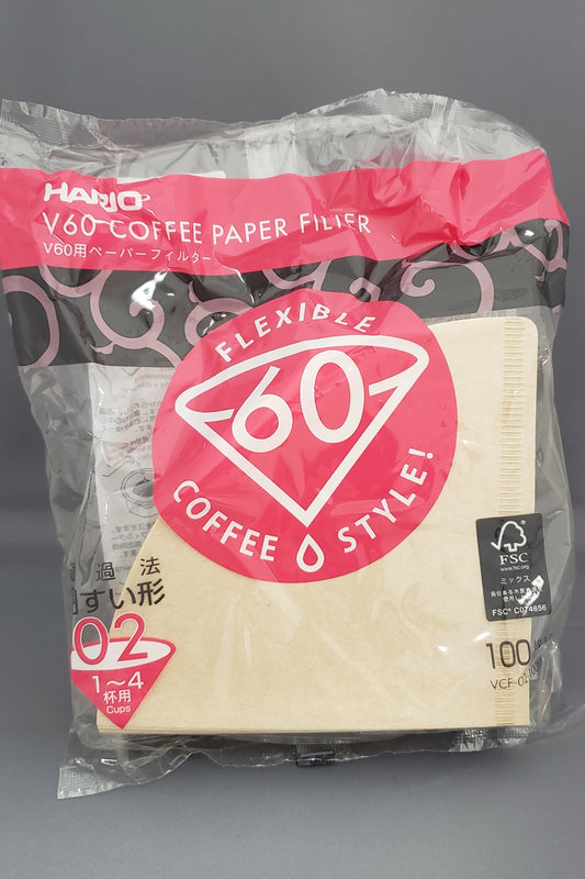 Hario V60-02 Brown (100Pack)