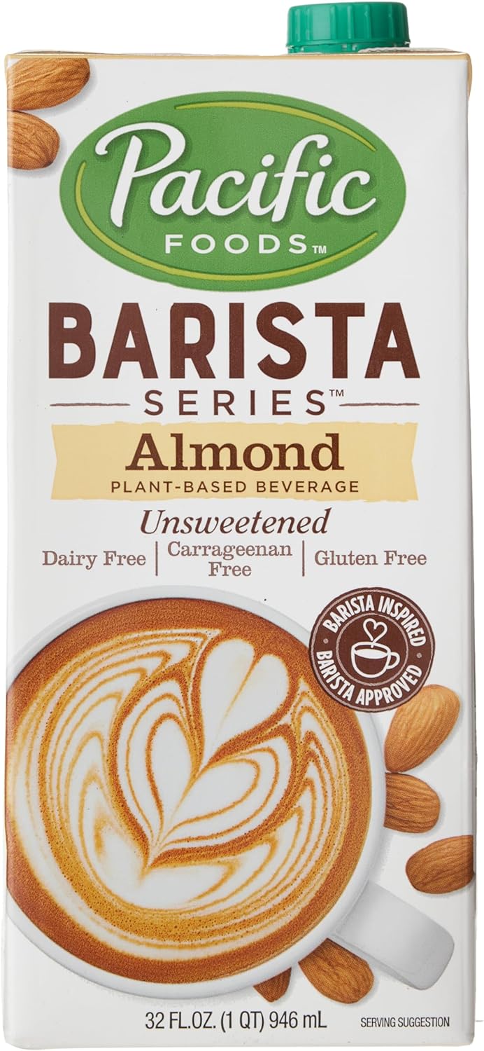 Pacific Foods Barista Series Unsweetened Almond Milk, 946ml