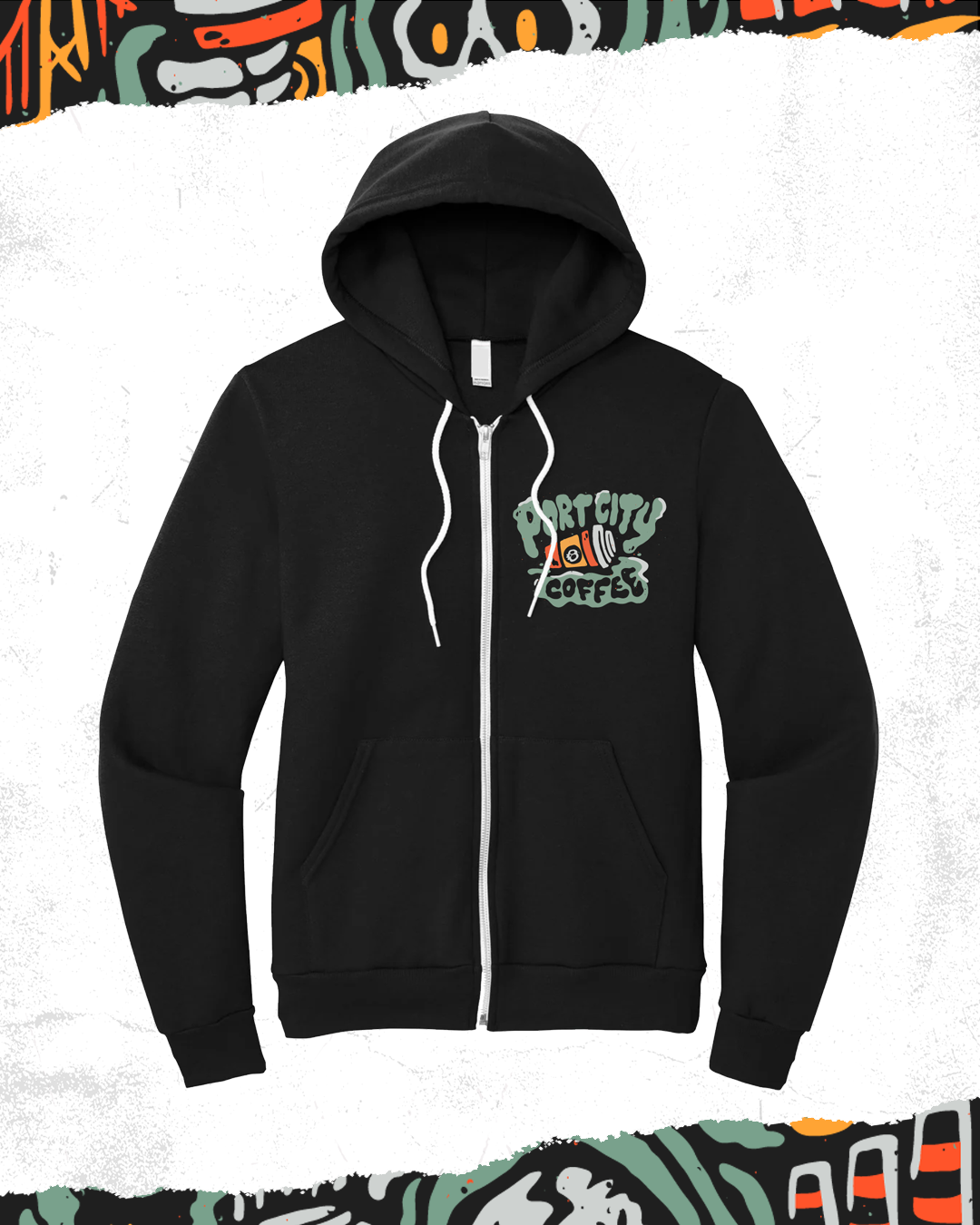 PRE ORDER ZIPPERED HOODIE